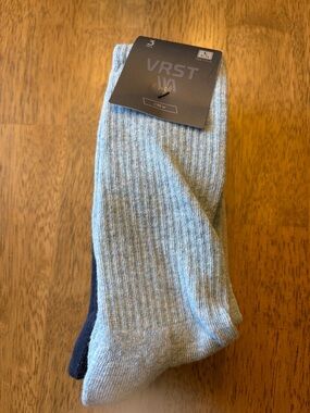 VRST Crew Socks Asstd Colors  (3-Pack) Size L 8-13 NWT
